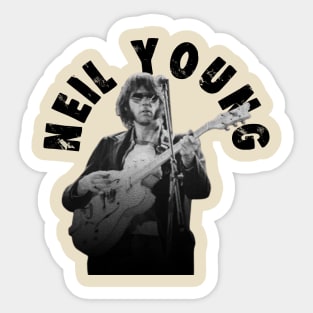 neil young Sticker